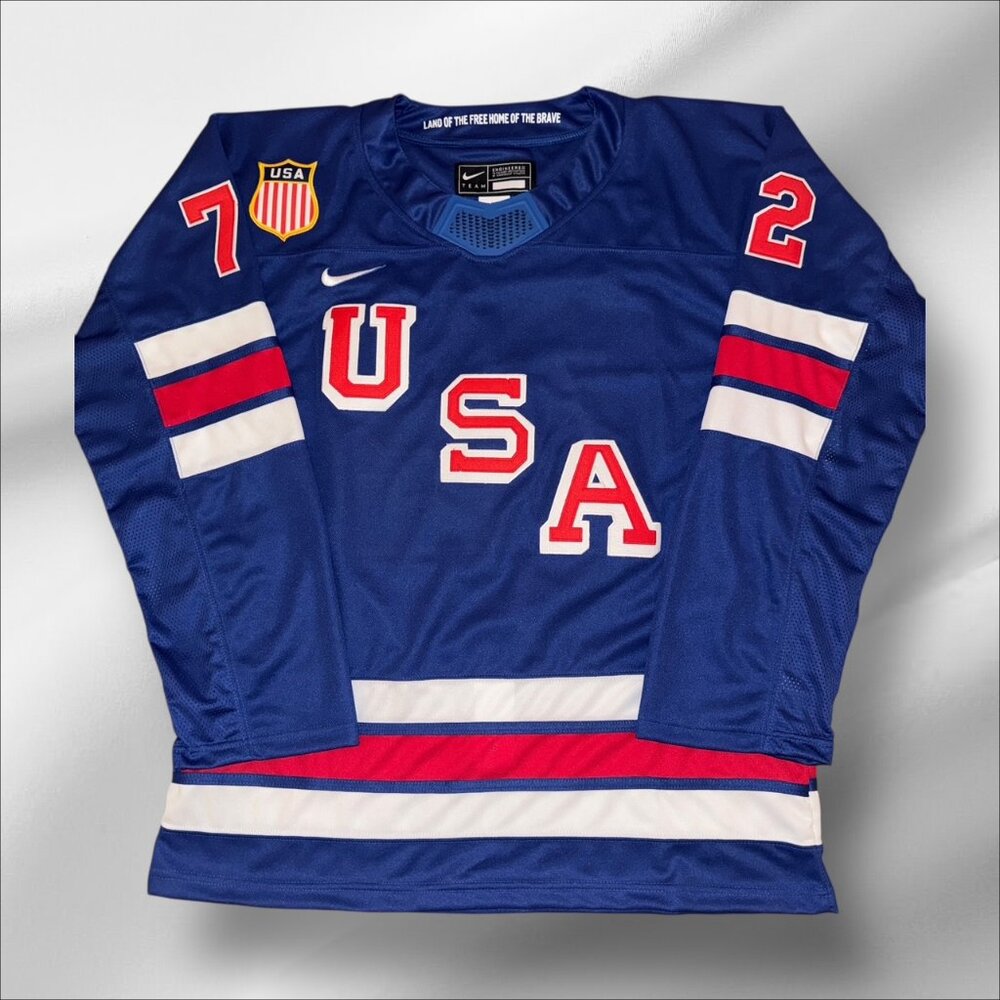 TAGE THOMPSON TEAM USA OLYMPIC BLUE JERSEY BRAND NEW!!